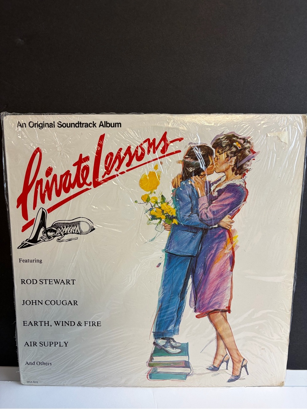 Private Lessons Soundtrack Album – White Cover with Color Illustration